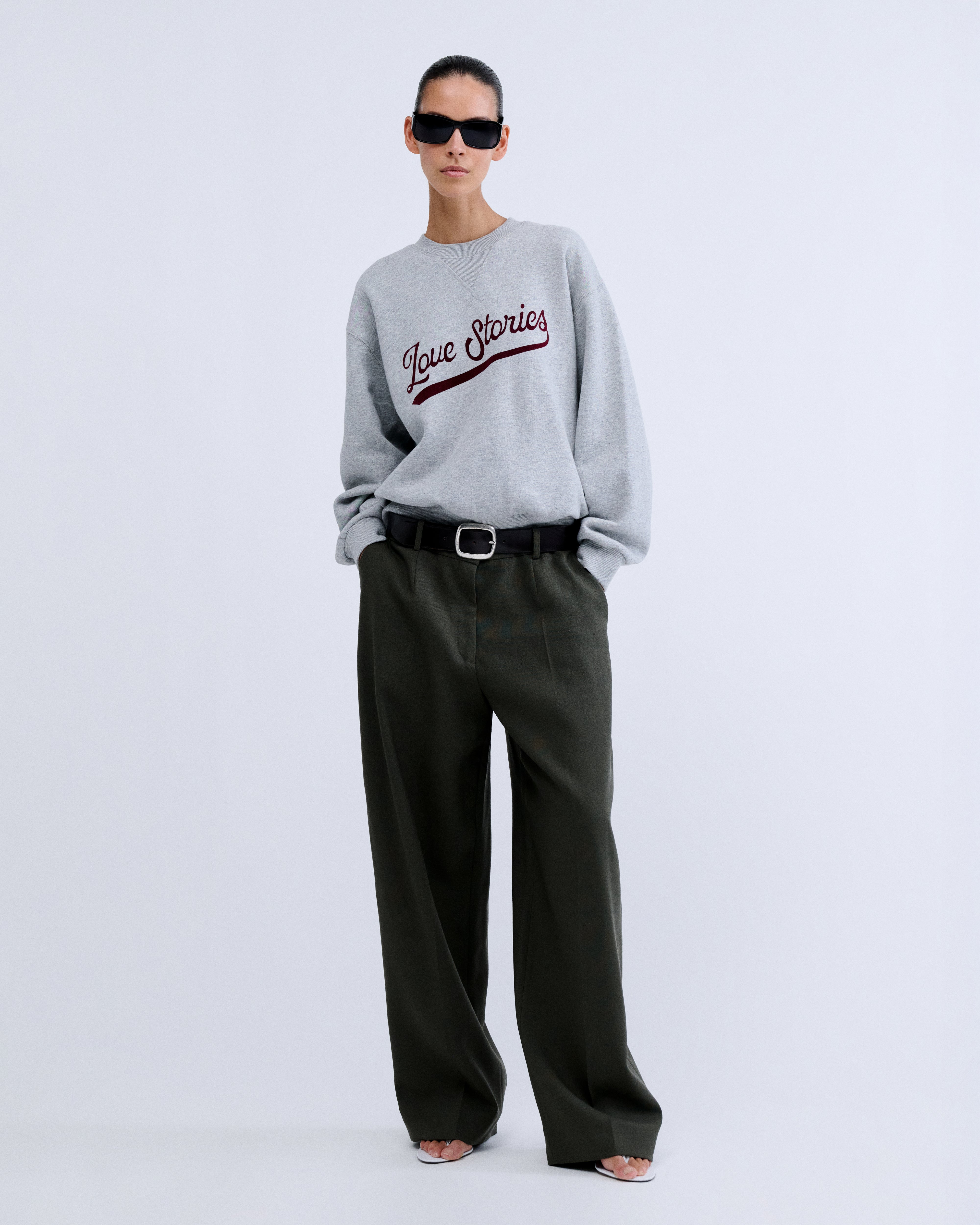 Sloane Crewneck sweater | Love Stories – Love Stories Intimates